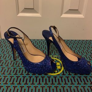 Jimmy Choo blue pumps